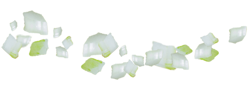 Dés d'oignons