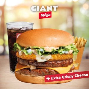 Giant Méga'n Qrispy Cheese