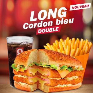 Menu Long Double Cordon Bleu (L)