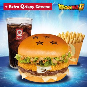 Burger Teriyaki Beef'N Qrispy Cheese