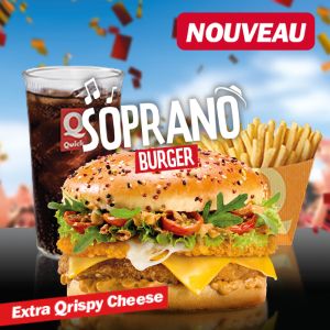 Soprano Burger Poulet Qrispy