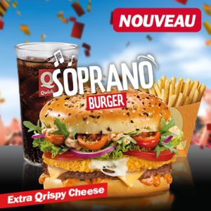 Soprano Burger Bœuf Qrispy