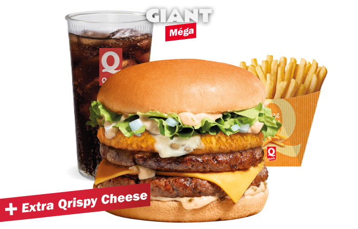 Giant Méga'n Qrispy Cheese