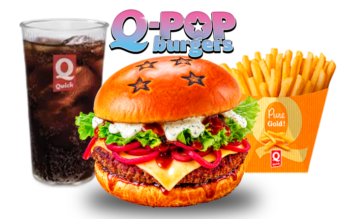 Q-POP Burger Qorean Beef Q-POP Burger Qorean Beef