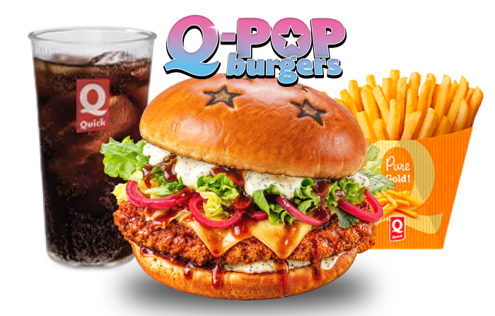 Q-POP Burger Qorean Chicken Q-POP Burger Qorean Chicken