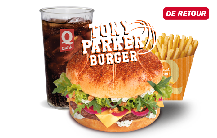Tony Parker Burger Bœuf Ranch