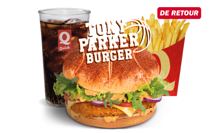 Tony Parker Burger Poulet Spicy