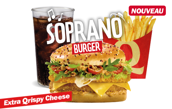 Soprano Burger Poulet Qrispy 