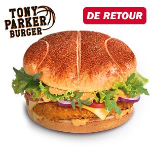 Tony Parker Burger Poulet Spicy