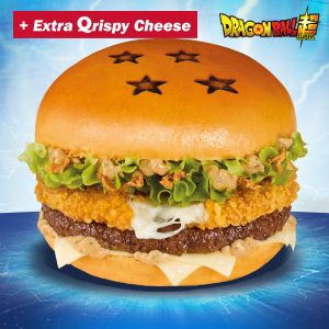 Burger Teriyaki Beef'N Qrispy Cheese