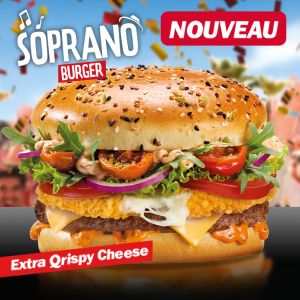 Soprano Burger Qrispy Beef