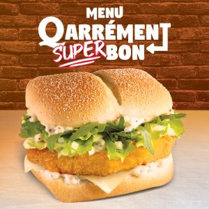 Qarré Burger Poulet