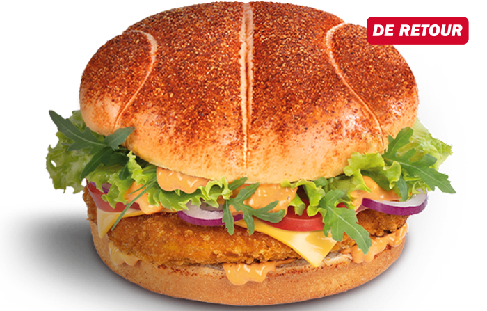 Tony Parker Burger Poulet Spicy
