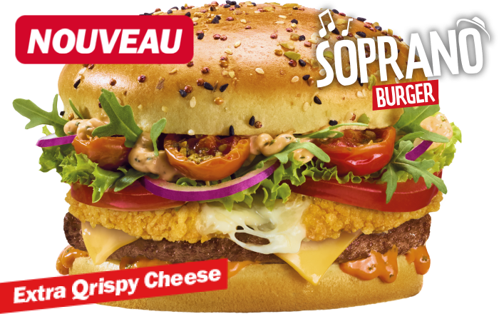 Soprano Burger Bœuf Qrispy 