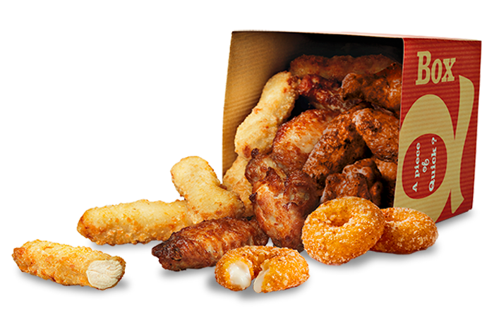 Quickbox Cheesy Donut Emmental